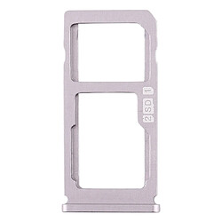 Wewoo Tiroir pour carte SIM Plateau SIM + SIM / Micro SD Nokia 8 / N8 TA-1012 TA-1004 TA-1052 Argent