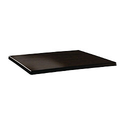 Plateau de Table Rectangulaire 120x 80cm Wengé - Topalit