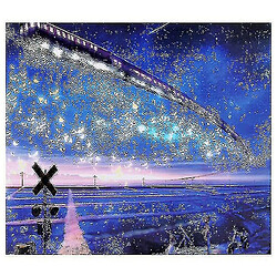 Universal 1000pcs Décompression Jigsaw Puzzles Puzzles Toys, Train interstellaire JI