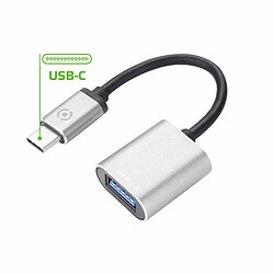 Câble USB A vers USB C Celly PROUSBCUSBDS Argenté 