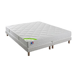 Mes Ensemble matelas latex HD ep18-19cm âme 14cm 180x200cm et Sommier