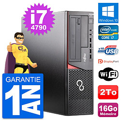 PC Fujitsu Esprimo E920 DT Intel i7-4790 RAM 16Go Disque 2To Windows 10 Wifi · Occasion 