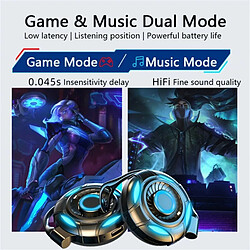 Avis Tws Wireless Bluetooth 5.2 Earphone Touch-Control Gaming Headphones Sport Earbuds Headset Blanc