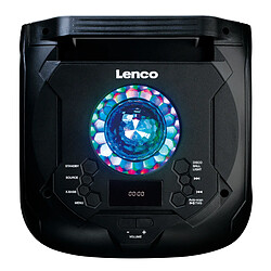 Avis Lenco Enceinte, jeu de lumières frontal en boule disco PA-260BK Noir