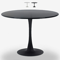 Ahd Amazing Home Design Table ronde en métal Goblet 120cm pour bar restaurant en extérieur Tekos