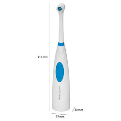 Acheter Brosse à Dents Électrique, Oscillante Bidirectionnelle Fonctionne sur Piles, , Blanc/Bleu, Proficare, EZ 3054