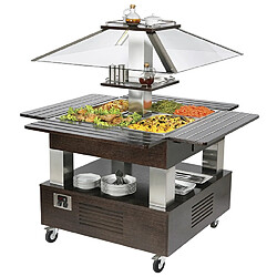 Buffet Chaud Carré - 4 x GN 1/1- Mastro