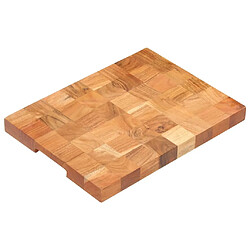 vidaXL Planche à découper 40x30x3,8 cm Bois d'acacia massif