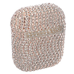 Avis Universal RHINESTON PRÉPENCE D'ÉCHORIE ACHETURE CASSE CASSE Soft Protecter Cover Couvercle Couvre-couverture Ecoute Pouche compatible pour AirPods (Golden)