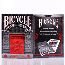 Universal Un vélo, une carte de poker, une carte de poker, une édition limitée, un pont, de nouvelles cartes scellées, des trucs magiques, des accessoires.(Le noir) 