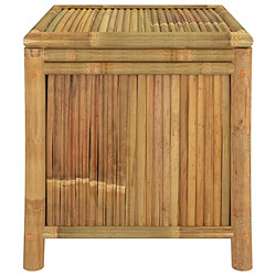 Avis vidaXL Boîte de rangement de jardin 60x52x55 cm Bambou