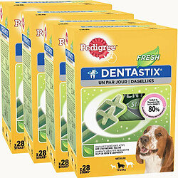 PEDIGREE Dentastix Bâtonnets hygiene bucco-dentaire - Pour moyen chien - 720 g (x4)