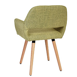 Avis Mendler Chaise de salle à manger Altena II, fauteuil, design rétro des années 50 ~ tissu, vert clair