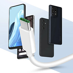 Avis Câble USB vers USB-C Original Oppo DL129 VOOC 65W Blanc 1m