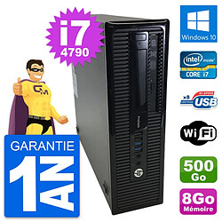 PC HP ProDesk 400 G1 SFF Intel i7-4790 RAM 8Go Disque Dur 500Go Windows 10 Wifi · Occasion 