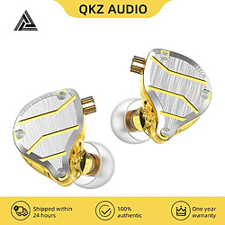 GUPBOO QKZ ZXN ZS10 Pro Or Couleur Écouteurs HIFI In-Ear Headphones avec Monitor Noise Cancelling Headphones Metal Headset ES4 ZST X ED9 ED12