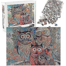 Avis Universal Puzzle peinture hibou éducation apprentissage assemblage puzzle jouets 1000 pièces