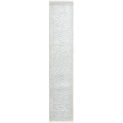 Vidal Tapis de couloir en laine 409x81 gris Darya 