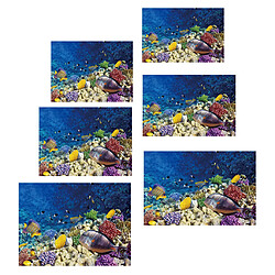 aquarium fond affiche aquarium fond d'écran décor mer monde 61x30cm