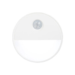 Universal Blanc 1 watt demi-lune forme chambre chevet LED corps humain détecteur de lumière 