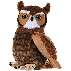 Wild Republic peluche Grand-duc d'Amérique de 30 cm marron 