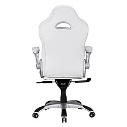 Acheter Mes Fauteuil gamer 55x65x120/126 cm en PU blanc et gris