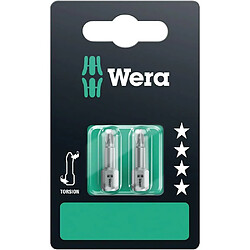 Lot de 2 embouts 851/1 TZ série 1 entraînement 1/4 Phillips® PH3x25mm WERA WERK 05073325001 