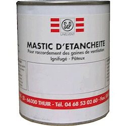 mastic acrylique - pot de 1 kg - pour montage intérieur - unelvent 863180 