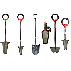 PACK ULTIME ROOTSLAYER - VENTEO - Outils de jardin multifonction - Facile d'utilisation - Acier de carbone - Poignée 360°