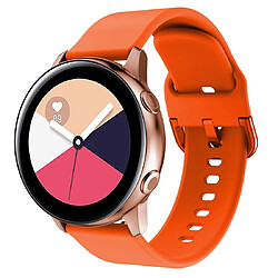 Wewoo Bracelet pour montre connectée Smartwatch de poignet à boucle de électrolytique Galaxy Watch Active Orange 