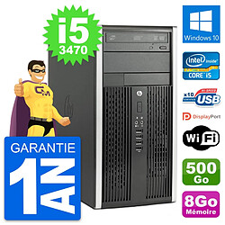 PC Tour HP Pro 6300 CMT Intel i5-3470 RAM 8Go Disque Dur 500Go Windows 10 Wifi · Occasion 