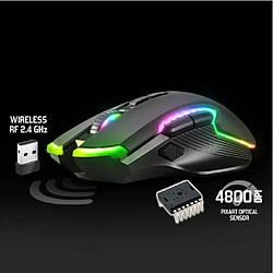 Spirit of Gamer Souris Sans fil 2.4ghz 4800DPI 8 BOUTONS RGB rechargeable + Casque Sans fil RGB XPERT H1500 7.1 Virtual Surround gamer