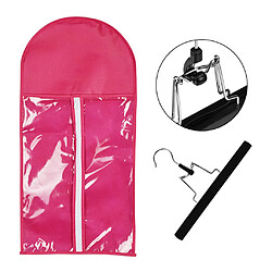 Extensions De Cheveux Anti-poussière Perruque Sac De Rangement Porte-sac Protecteur + Cintre Rose