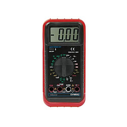 Velleman Multimêtre Numérique LCD 3 1/2 - 24g / 10A / Sonde Température / Capacité / Fréquence