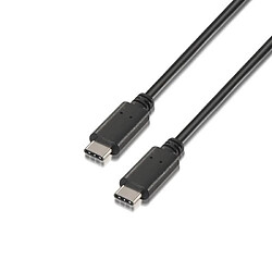 INECK® Câble USB C vers USB C - 2m - Mâle vers Mâle / Synchronisation de Données / Chargement Rapide pour MacBook Pro, Galaxy S9 Plus, Huawei Mate 10 Pro