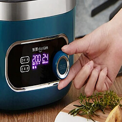 Acheter Universal Home Multifonction Intelligent Automatic Vision Huile Machine à frites gratuite(Bleu)