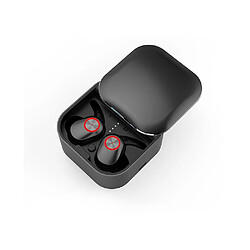 Avis Universal T1 pod double bluetooth 5.0 casque tws sans fil bouchon d'oreille stéréo casque sport étanche pour Xiaomi noir