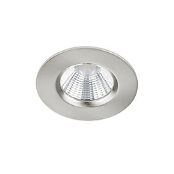 Lumière Downlight Encastrable Rond Moderne Nickel Mat 3000K IP65 