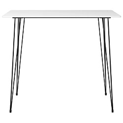 vidaXL Table de bar Blanc 120x60x105 cm