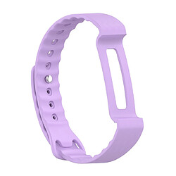 Wewoo Bracelet pour montre connectée Dragonne en silicone Huawei Honor A2 Violet