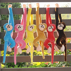 Acheter Universal Peluche douce mignonne à bras long et queue de singe - bébé dort apaisant et décoratif (café 60cm)