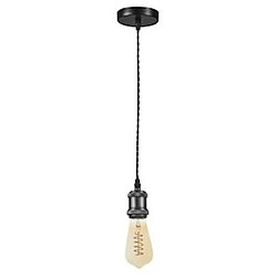 luminaire suspendu - aric epoque - e27 - anthracite - sans lampe - aric 50449