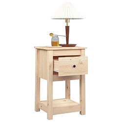 Avis Maison Chic Table de chevet, Table de Nuit, Meuble de Rangement 40x35x61,5 cm Bois de pin massif