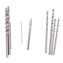 10pcs HSS Titanium Drill Bit Set Twist Drill Tige Droite 0.8mm-3.0mm