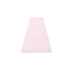 Avis Vidal Tapis de couloir en laine 297x79 rose Darya