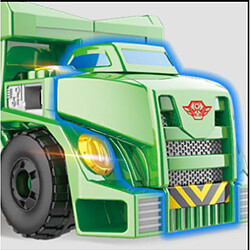 Universal Transformation Voiture Enfant Robot Jouet Action Jouet Graphique Plastique Éducation Déformation | Action People(Vert)