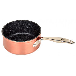 Acheter Casserole cuivre Kitchen Pro - VENTEO - Casserole antiadhésif – Résistant/Revêtement unique – Poignée inox non amovible - Diamètre 16cm