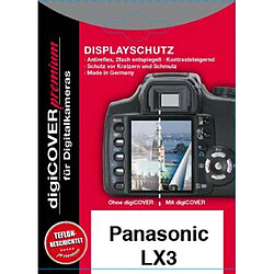 DigiCover Protection d'écran Premium pour Panasonic DMC LX3 