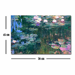 Avis EPIKASA Impression sur Toile Monet Les Nymphéas