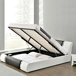 Acheter Meubler Design Lit Coffre + Matelas 160 Atlantic